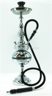 All Metal Hookah Round